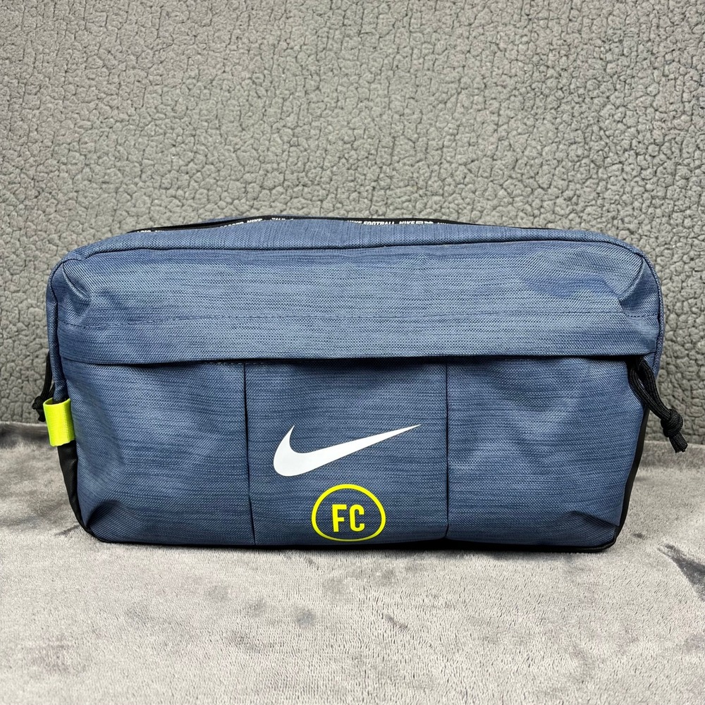 Nike FC Soccer Shoe Bag Blue Heathered Cleat Carrier Travel Case BA5967-410
